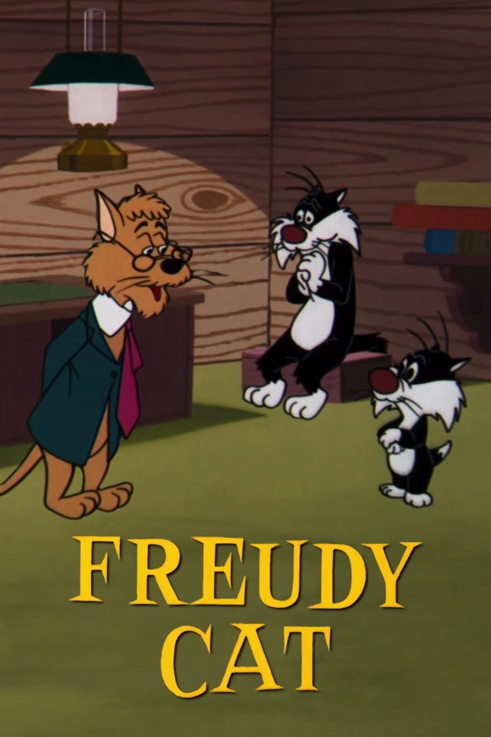 Freudy Cat poster