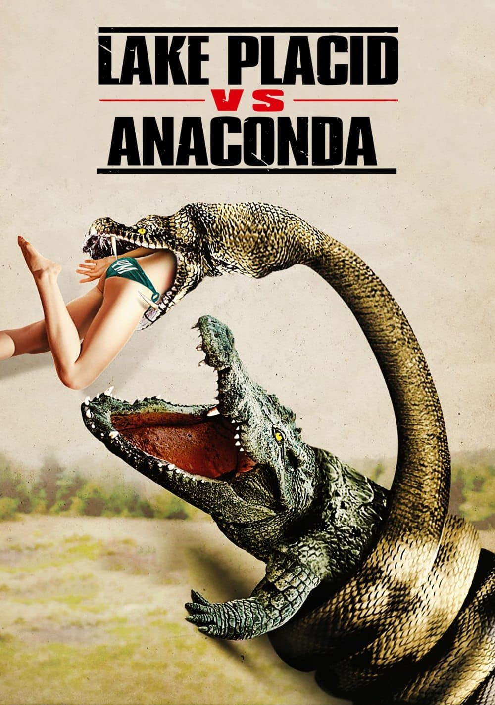 Lake Placid vs. Anaconda poster