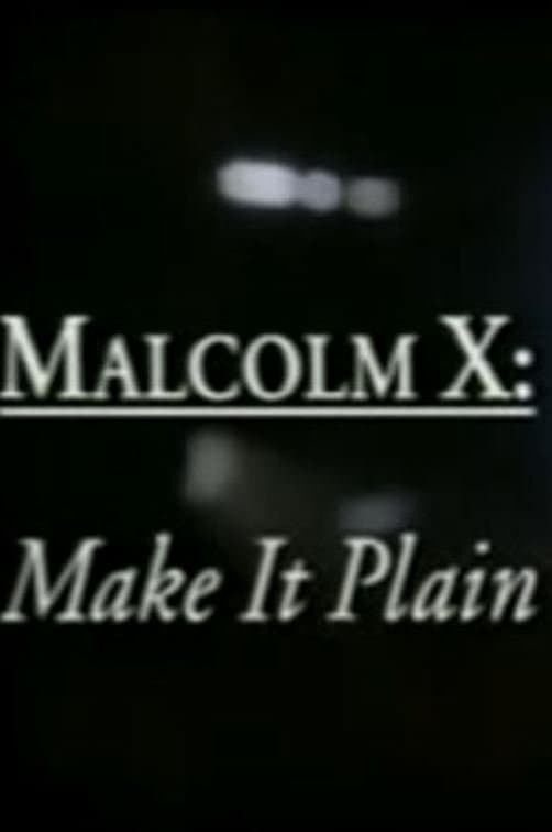 Malcolm X: Make It Plain poster
