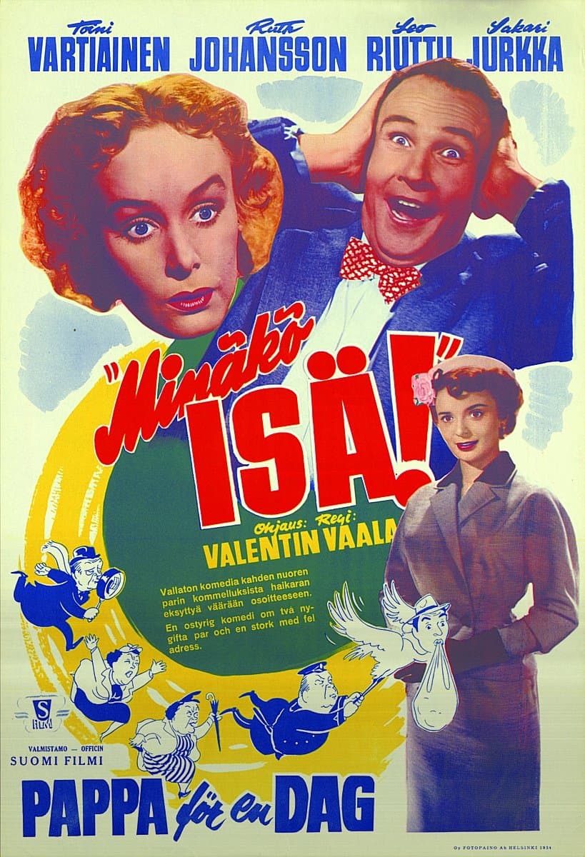 Minäkö isä! poster