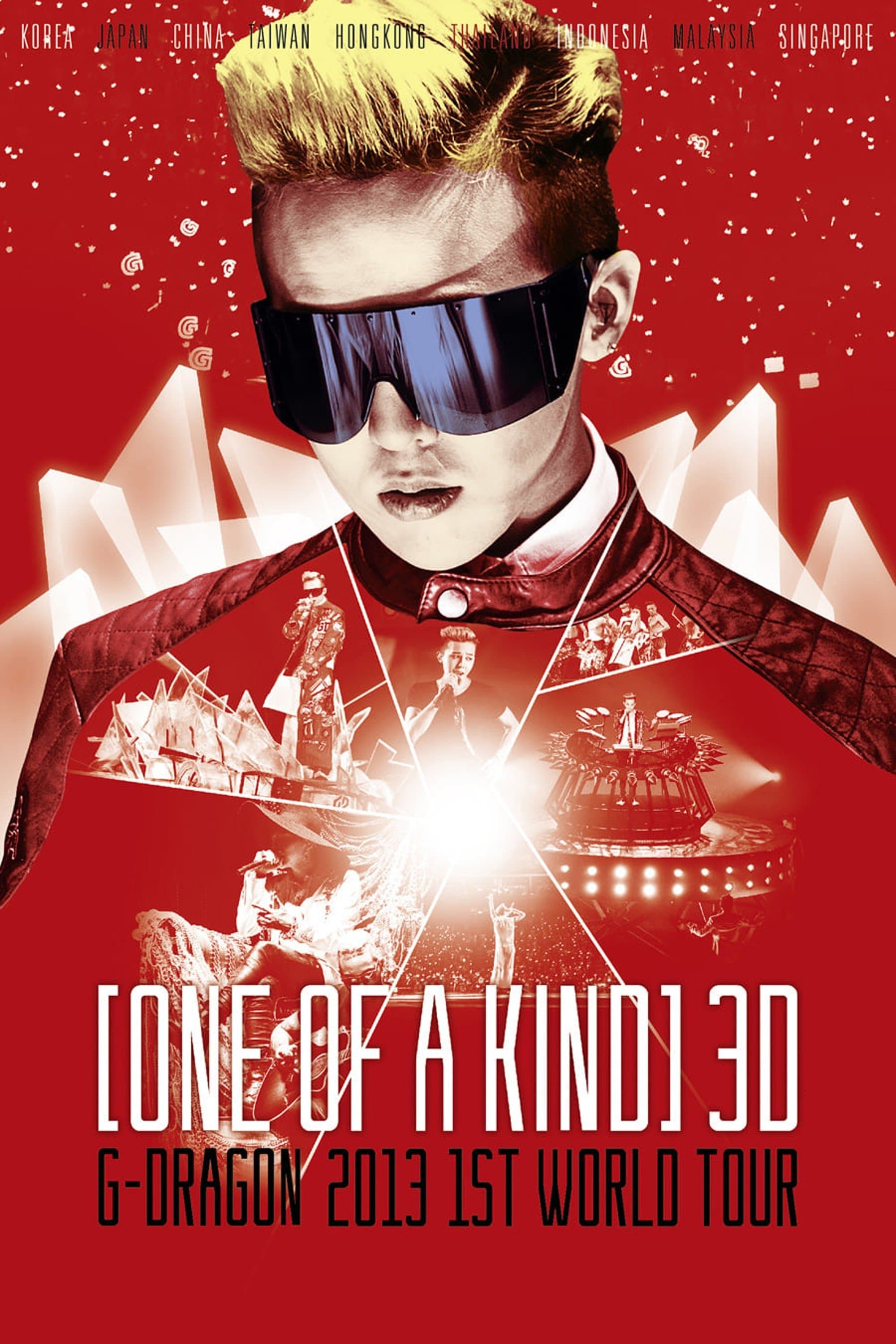 ONE OF A KIND 3D ; G-DRAGON 2013 1ST WORLD TOUR poster