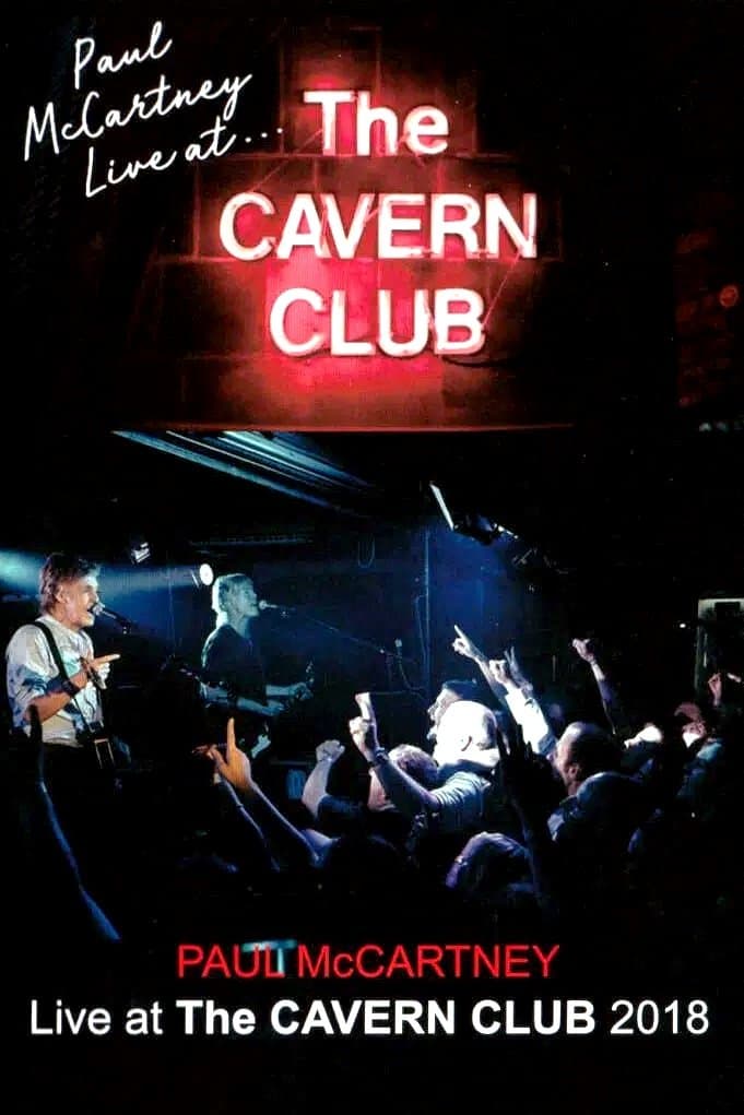 Paul McCartney Live at the Cavern Club poster