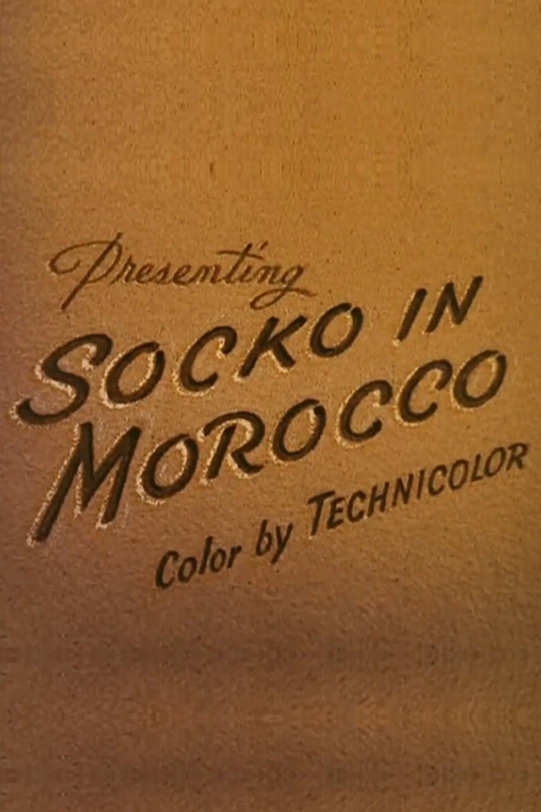 Socko in Morocco poster