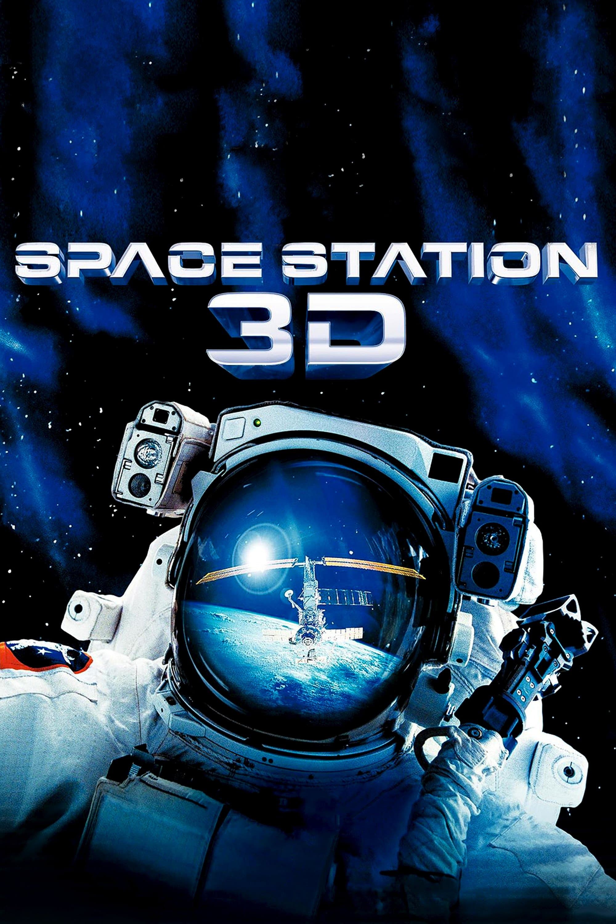 Space Station 3D poster