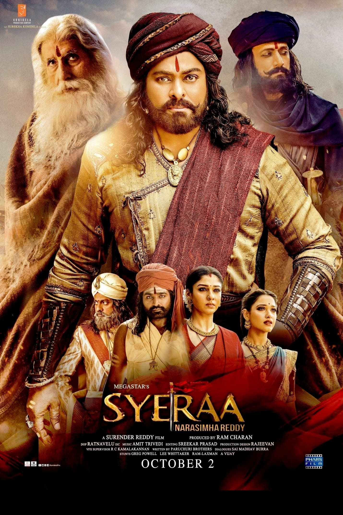 Sye Raa Narasimha Reddy poster