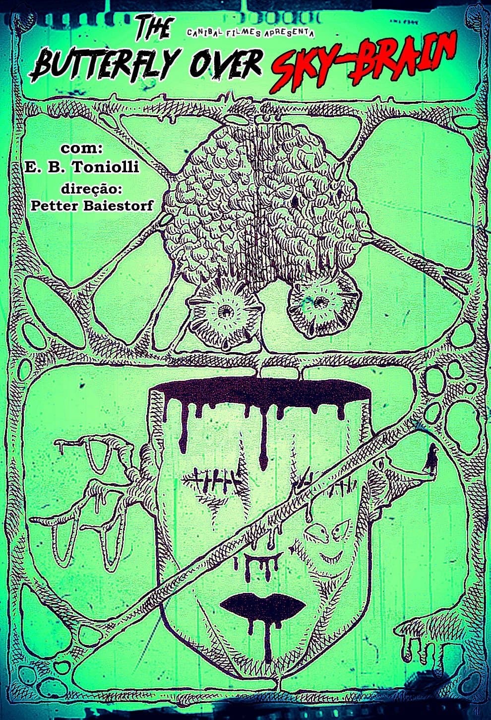 The Butterfly Over Sky-Brain poster