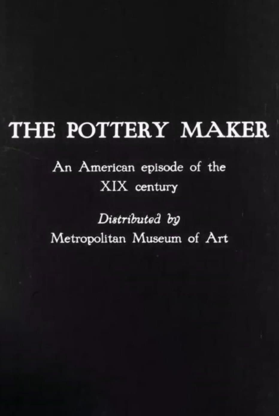 The Pottery Maker poster