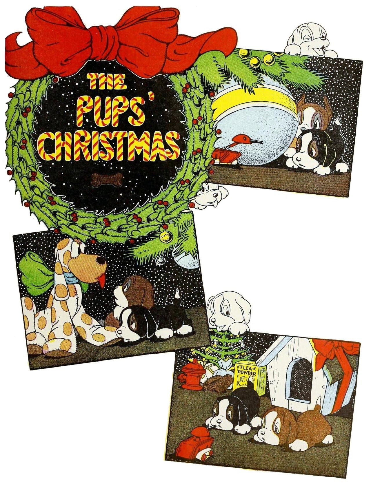 The Pups' Christmas poster