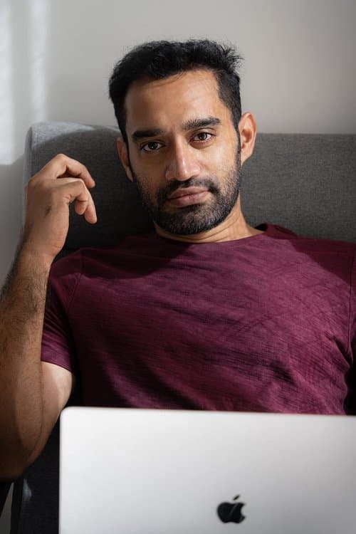 A portrait of Anoop Sathyan