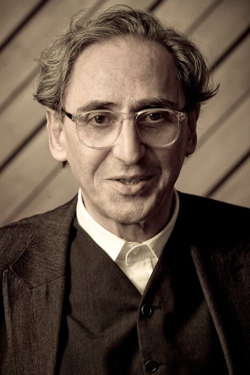 A portrait of Franco Battiato