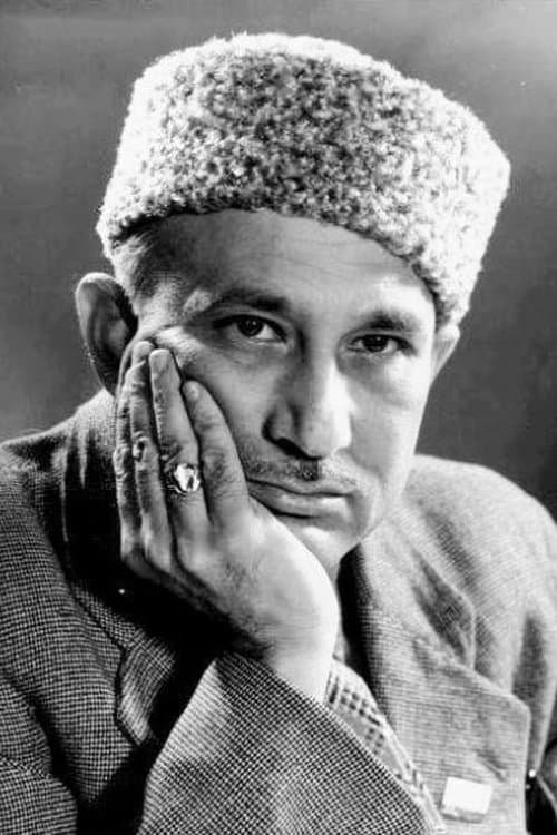 A portrait of Khwaja Ahmad Abbas
