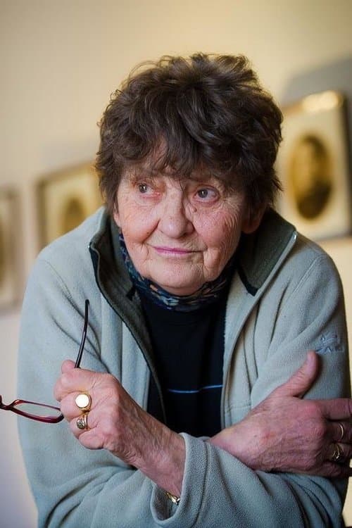 A portrait of Lívia Gyarmathy