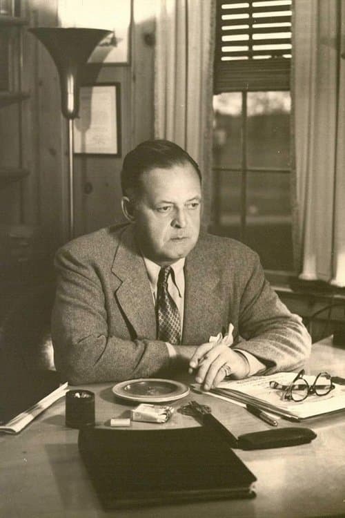 A portrait of Louis De Rochemont