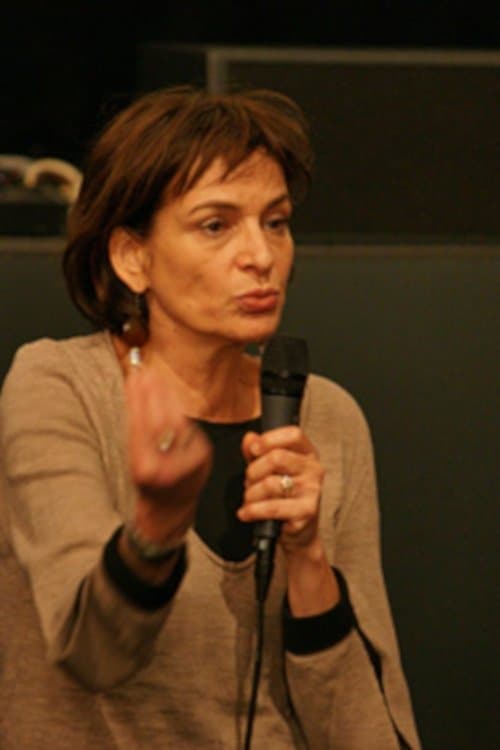 A portrait of Michal Aviad
