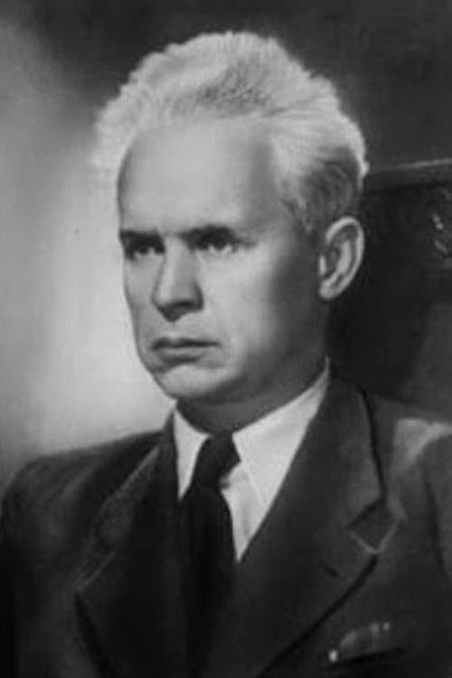 A portrait of Oleksandr Dovzhenko