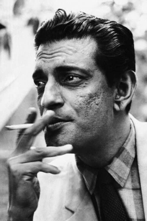 A portrait of Satyajit Ray