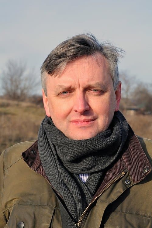 A portrait of Sergei Loznitsa
