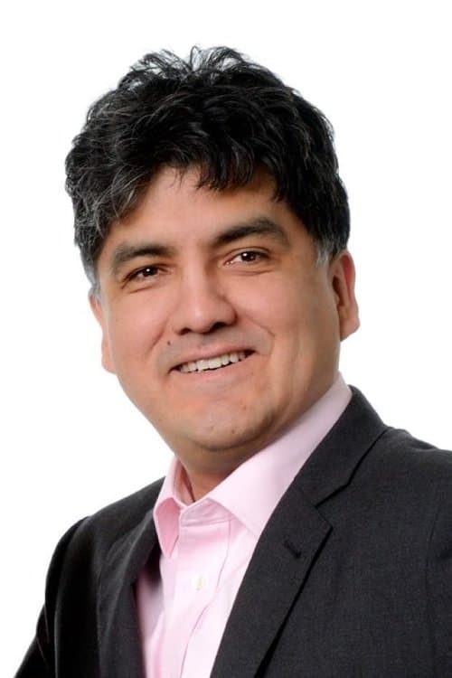 A portrait of Sherman Alexie