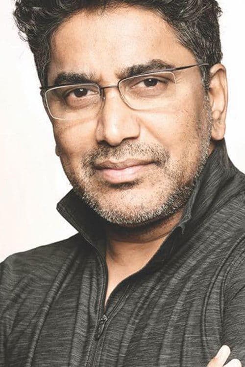 A portrait of V A Shrikumar Menon